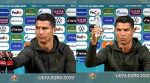cristiano ronaldo, cristiano ronaldo cola bottles, ronaldo angry press conference, ronaldo drink water presser, cristiano ronaldo controversy, euro 2020, portugal vs hungary, ronaldo transfer