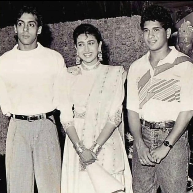 Salman Khan, Sachin Tendulkar, Karisma