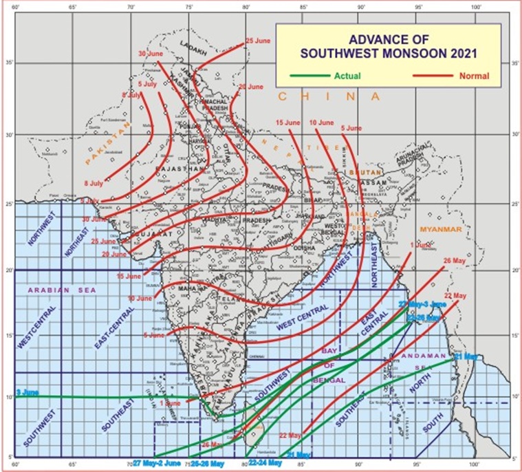 Southwest monsoon hits Kerala two days behind schedule India News