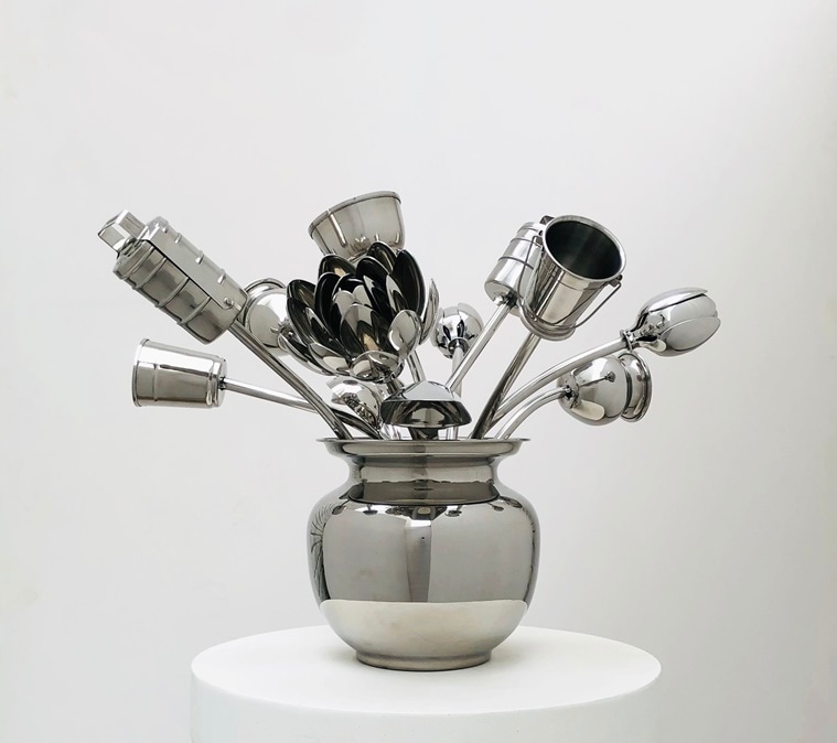 Subodh Gupta, artist Subodh Gupta, Subodh Gupta fundraiser, Subodh Gupta artworks