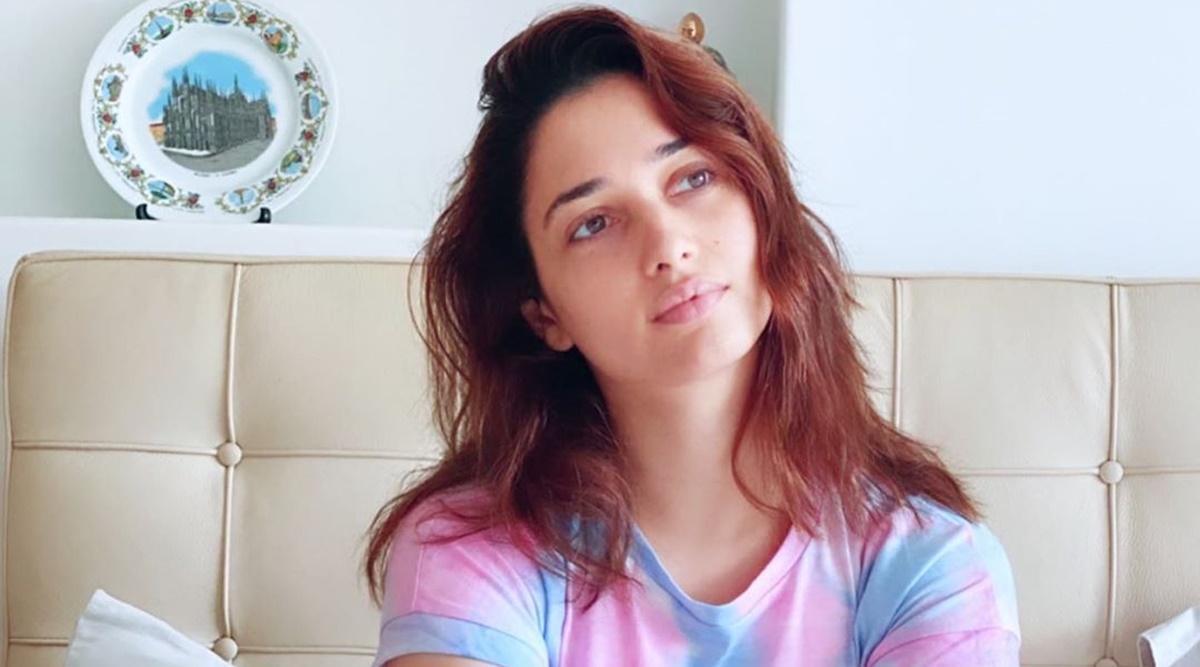 Tamanna Bhatia Massage Sex - Tamannaah Bhatia applies 'morning saliva' to cure skin problems; here's  what experts recommend | Lifestyle News,The Indian Express