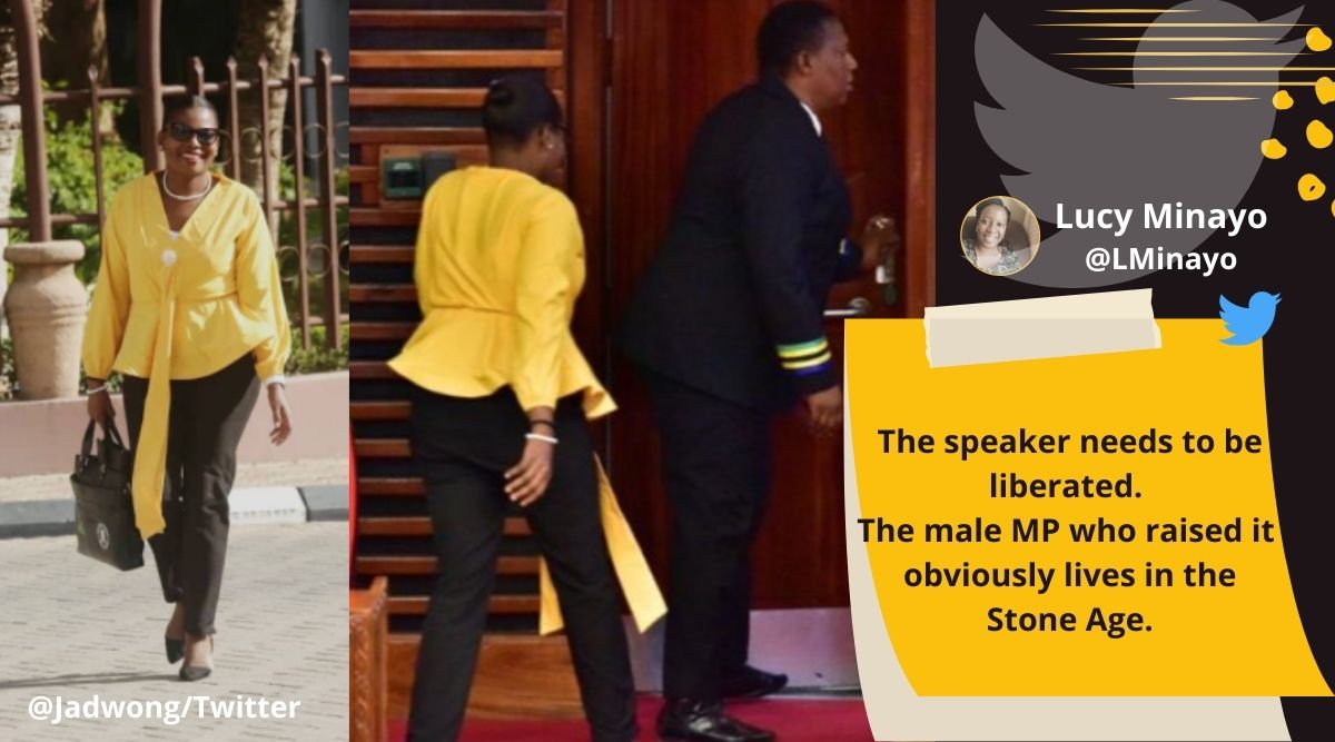 Tanzania MP, Tight-fitting pants, Female MP removed from Tanzania Parliament for wearing tight pants,Twitter reaction, Trending news, Indian Express news