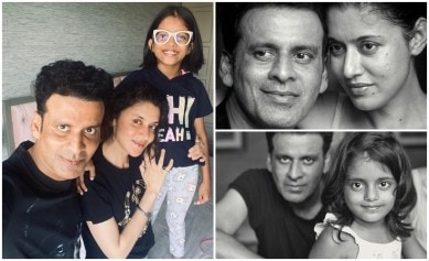 The Family Man Manoj Bajpayee See 12 photos with real wife Shabana, daughter Ava Nayla