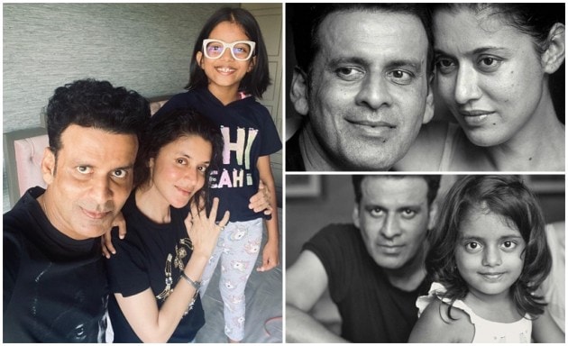 The Family Man Manoj Bajpayee See 12 photos with real wife Shabana, daughter Ava Nayla