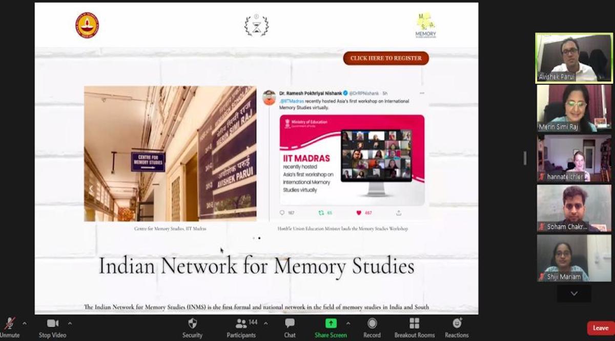 iit, iit madras, Indian Network for Memory Studies, inms, Indian Network for Memory Studies launched in india, memory studies in india, iit centre for memory studies, education news