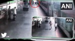 RFP personnel, Mumbai, Man saved from falling under moving train viral video Trending news, Indian Express news