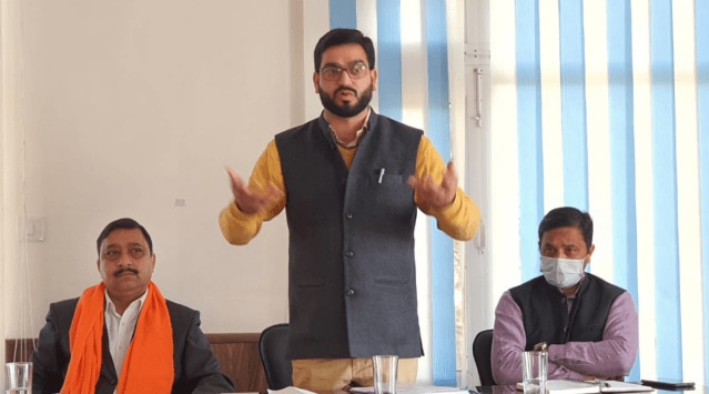 Nehriya (32) was elected as an MLA on a BJP ticket from Dharamsala in a by-election on October 24, 2019. (Twitter/ Vishal Nehria)