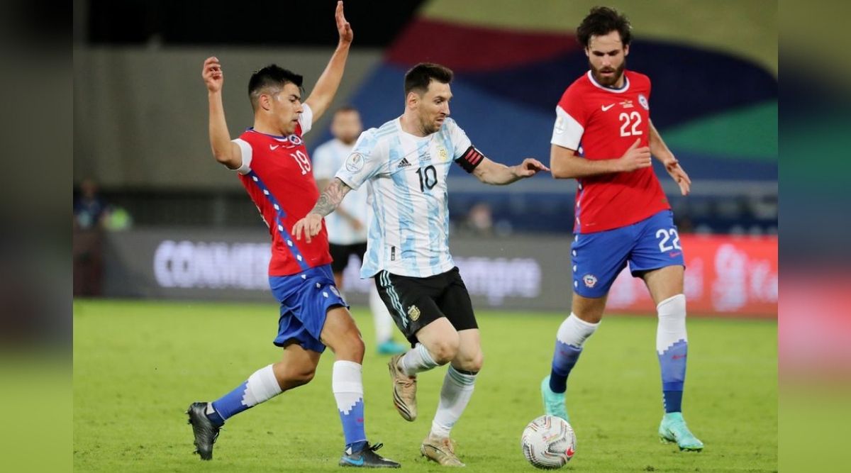 El tiro libre de Lionel Messi no fue suficiente ya que Argentina empató con Chile