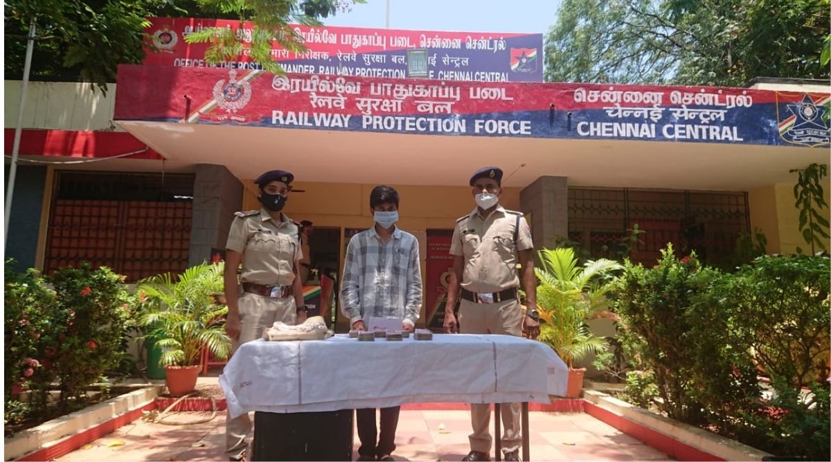 The police said Chandrasekhar had visited the Central station a couple of days ago without any cash as a dry run. (Express Photo)