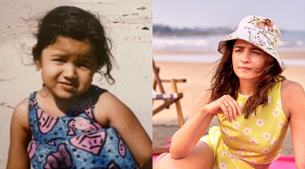 Alia Bhatt recreates a candid beach photo from her childhood ...