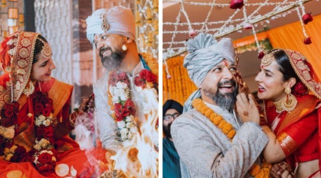 Angira Dhar and Anand Tiwari got married in April (Photo: Instagram/ Anand Tiwari, Angira Dhar)