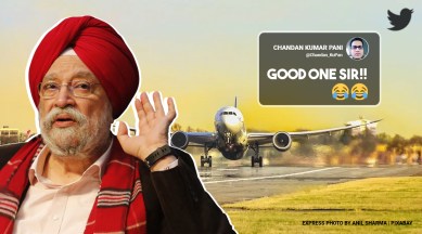navi mumbai airport, navi mumbai airport naming, Hardeep Singh Puri, aviation minister navi mumbai airport naming, aviation minister funny tweets, viral news, funny news, Indian express