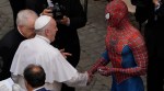 Pope Francis' weekly audience, Vatican, Spiderman, Pope meets Spiderman, Spiderman at the Vatican, Vatican news, Trending news, pope and Spiderman viral video, Trending news, Indian express news