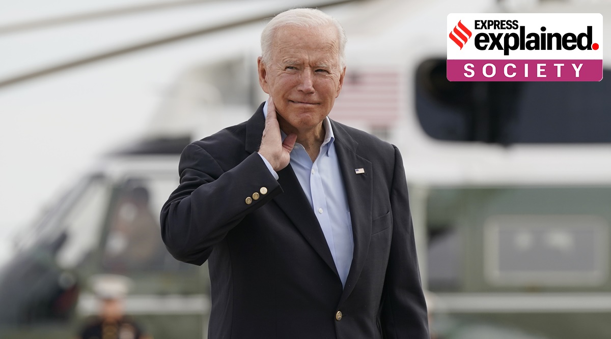 birthing people, birthing people instead of mothers, birthing people Biden govt, transphobia, inclsuive language, joe biden, cori bush, indian express, express explained