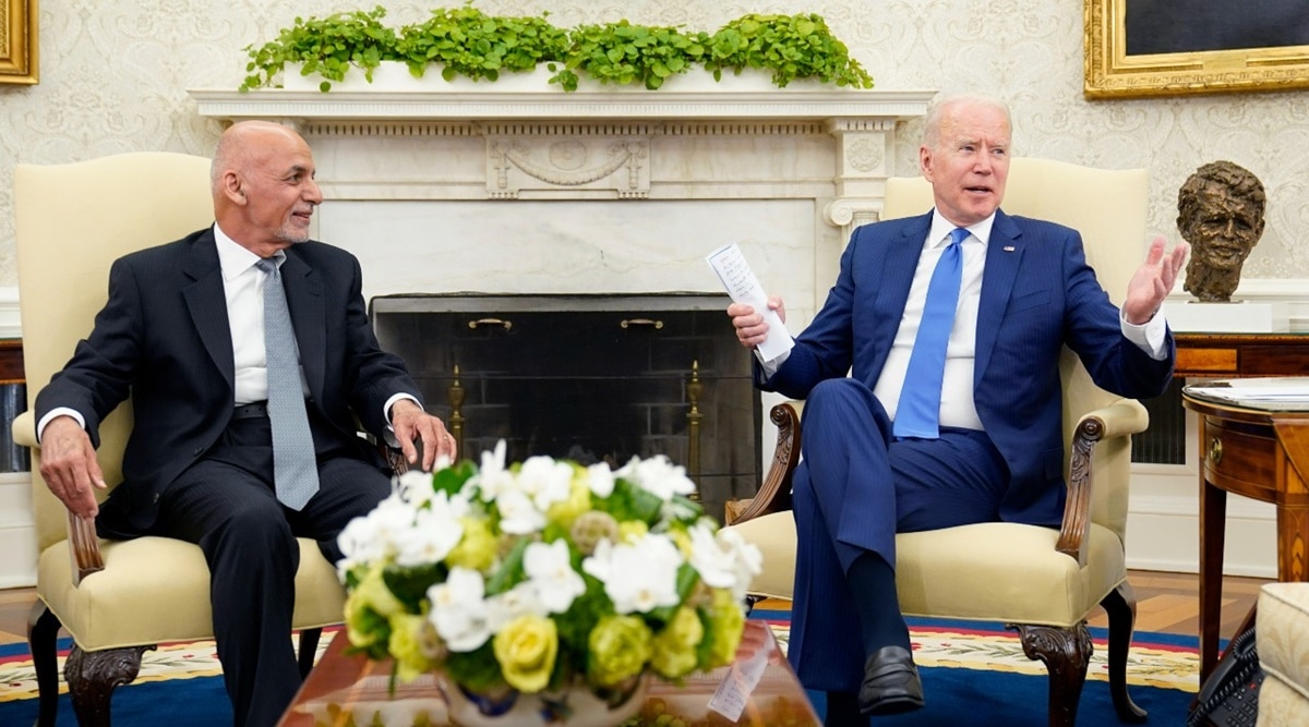 Joe Biden, Ashraf Ghani