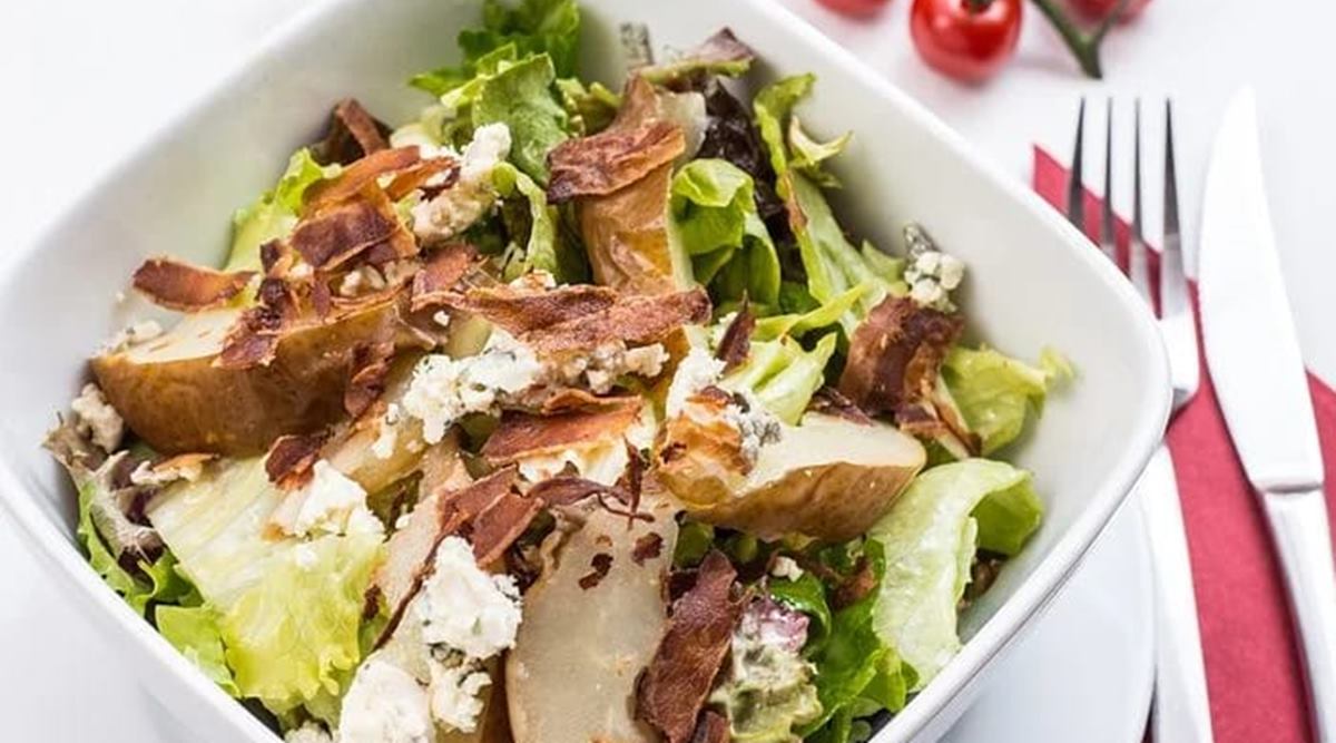 Caesar salad, make caesar salad at home, Chef Kirti Bhoutika makes Caesar Salad, Kirti Bhoutika on instagram, eat healthy food, home cooked meals, indianexpress.com