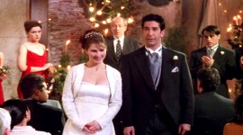 David Schwimmer as Ross, Helen Baxendale as Emily