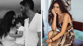 Arjun Rampal and Gabriella Demetriades