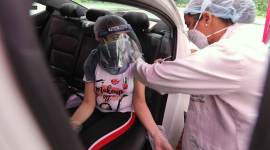 Gurgaon vaccination, Gurgaon news, Gurgaon drive through vaccination, Gurgaon covid cases and deaths, Indian express