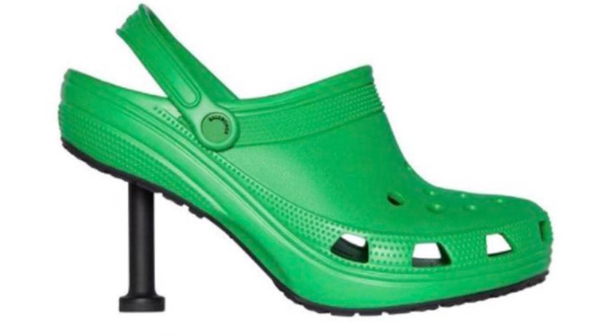 crocs with big heels