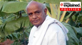 HD Deve Gowda, Deve Gowda fined Rs 2 crore, Deve Gowda NICE case, Nandi Infrastructure Corridor Enterprise, Ashok Kheny, indian express, express explained