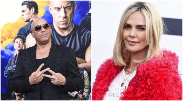 f9 world premiere, vin diesel, charlize theron