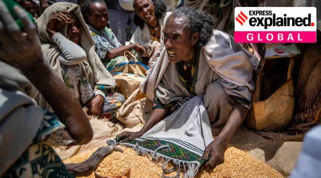 famine conditions in Tigray, Tigray crisis, Ethiopia news, Explained, Explained Global, Abiy Ahmed, Ethiopia government, Tigray region, Eritrea region, world news, indian express