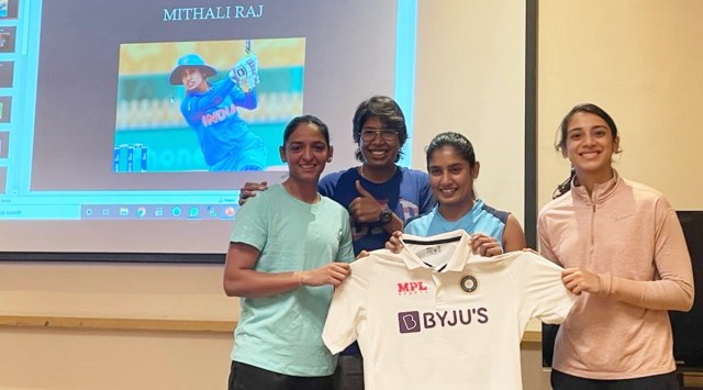 Team India's new Test kit (Source: BCCI Women/Twitter)
