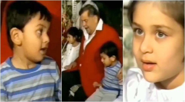Kareena ranbir with raj kapoor throwback video