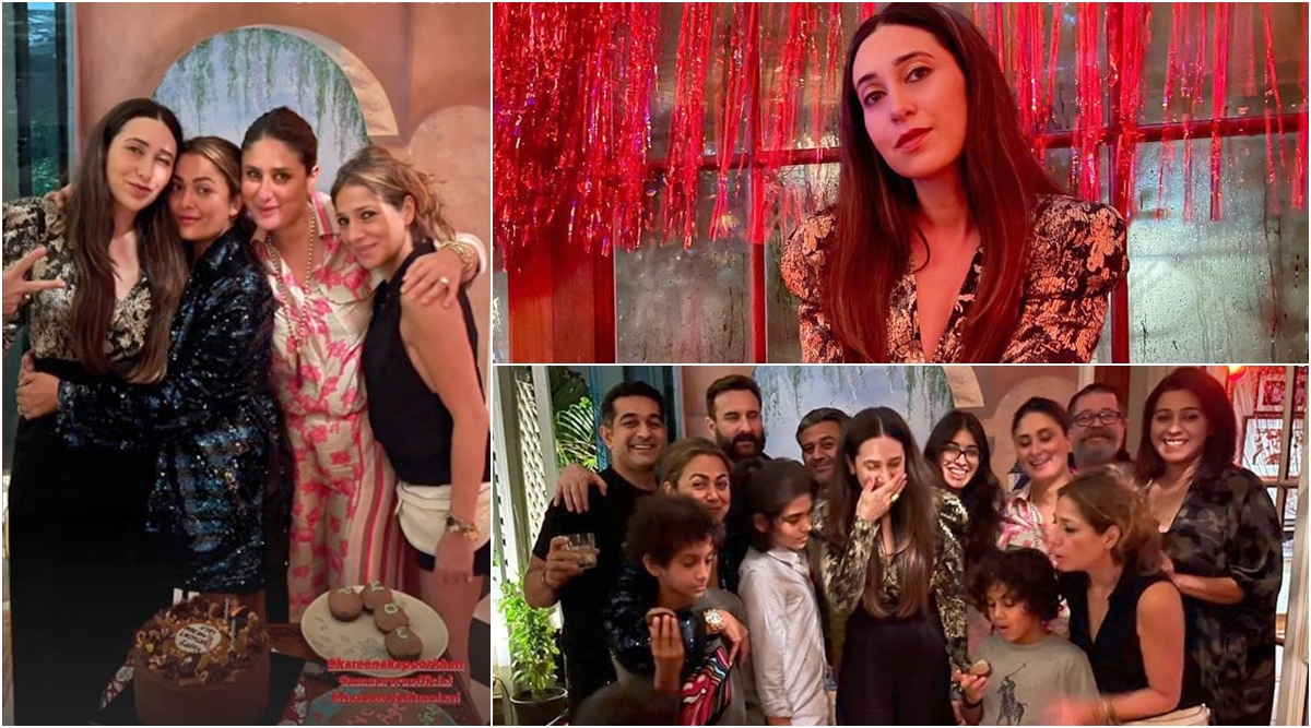 14 photos from Karisma Kapoor's birthday party which cannot be missed |  Entertainment News,The Indian Express