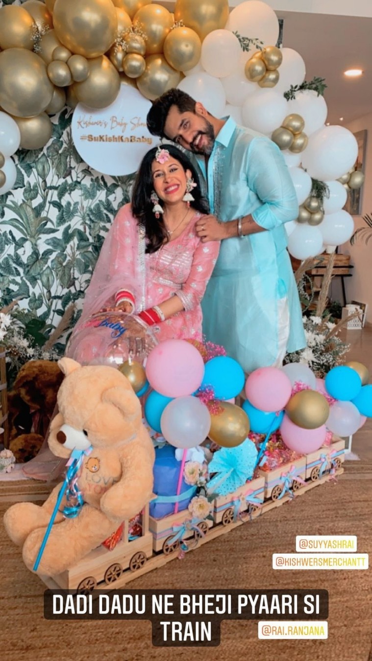 kishwer merchant suyyash rai baby shower
