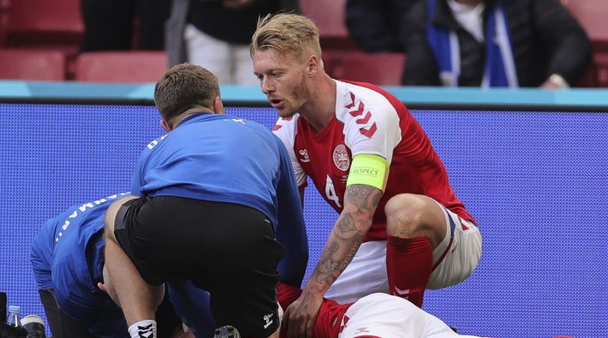 Simon Kjaer A Leader And Now A Life Saver After Christian Eriksen Incident Sports News The Indian Express