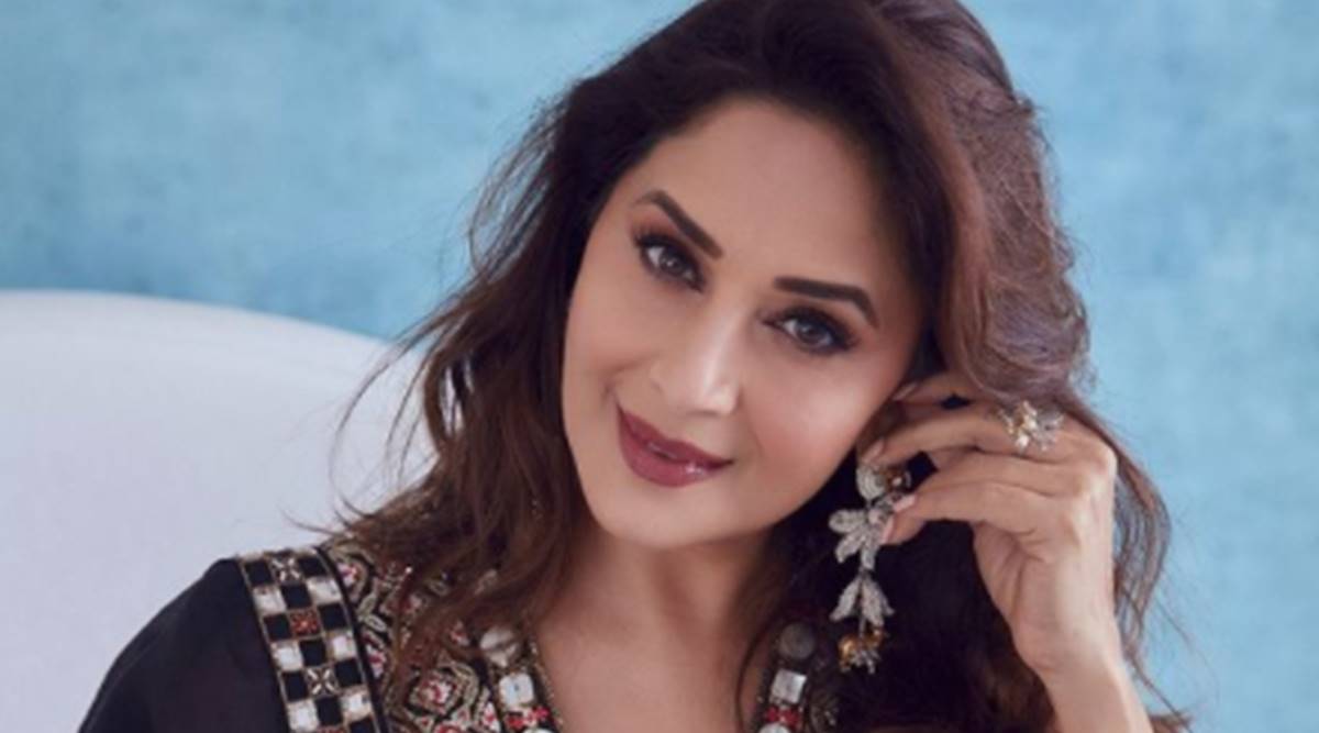 Madhuri Dixit wows in a tie and dye lehenga; the outfit’s cost will ...