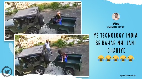 mizoram man jugaad wife to quarantine centre, husband taking wife covid centre, covid jugaad, viral videos, funny covid videos, Trending news, mizoram news, indian express