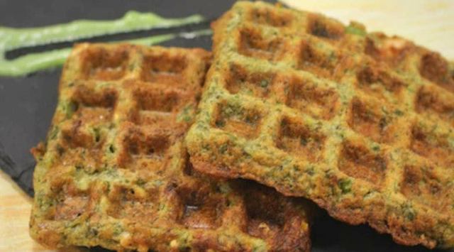 Sanjeev Kapoor, Moong Dal Waffle, tea-time snacky by Sanjeev Kapoor, eating healthy with Sanjeev Kapoor, healthy foods, indianexpress.com