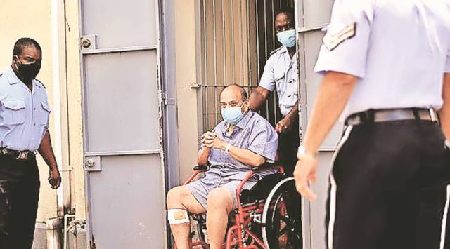 Mehul Choksi at a court in Roseau, Dominica on June 4. (File Photo: AP/Clyde Jno Baptiste)