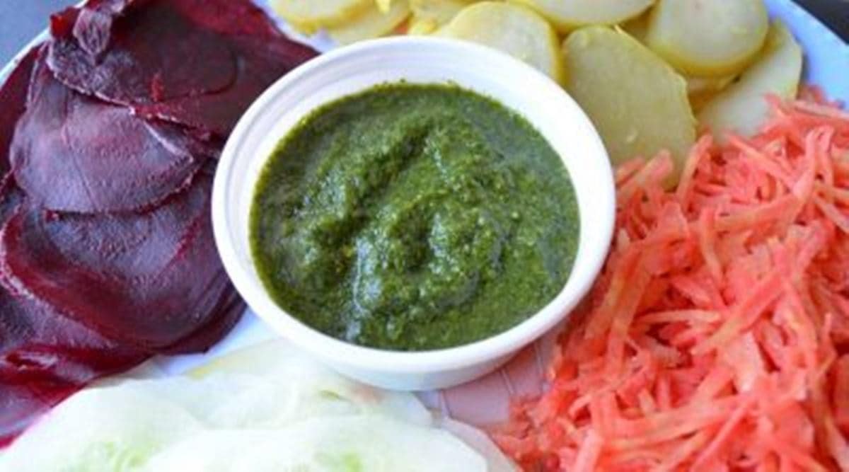 dahi chutney at home, restaurant style dahi chutney, Chef Saransh Goila's recipe, Chef Saransh Goila Instagram, eat healthy Indian chutney, healthy dahi chutney, indianexpress.com