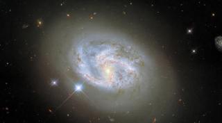 NASA, NASA spiral galaxy, NASA NGC 4680, NASA Hubble’s Wide Field Camera 3, NASA observations, spiral galaxy NGC 4680, NASA news,