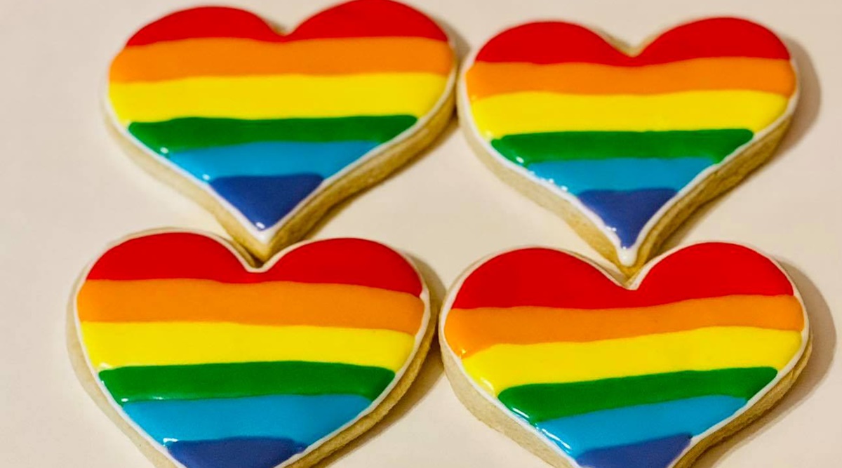 Pride Month 21 Supporters Queue Up Outside Texas Bakery Criticised For Making Pride Cookies Lifestyle News The Indian Express
