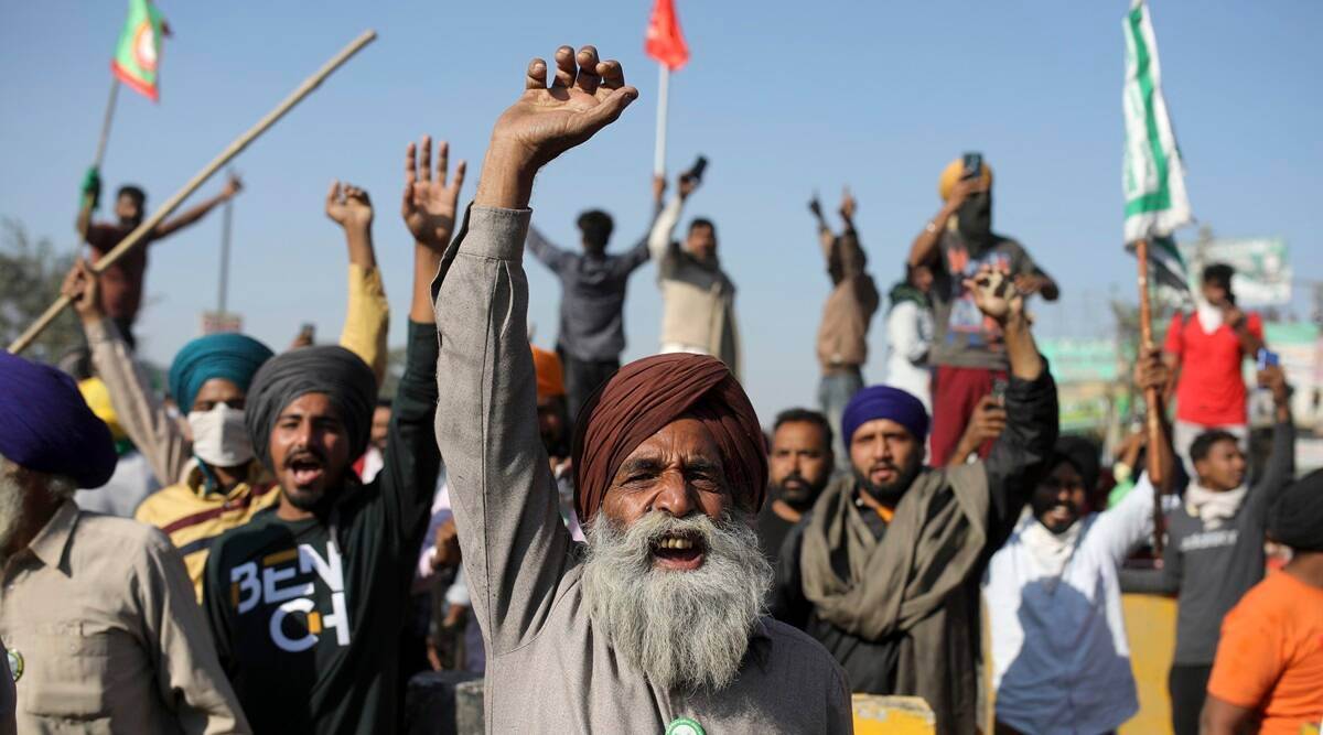 Farmers protest, Sirsa, Farmers Sirsa, Dushyant Chautala, Farmers march today, Farm laws, India news, Indian express