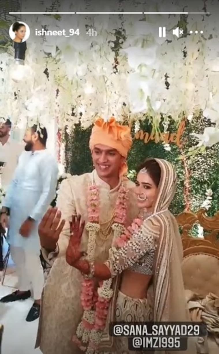 Sana Sayyad Gets Married To Imaad Shamsi, See Photos From The ‘nikaah ...