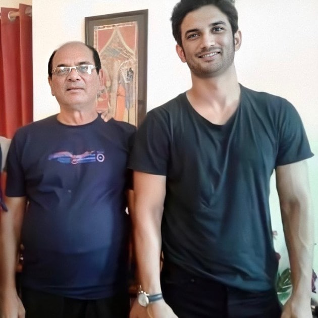 sushant with dad