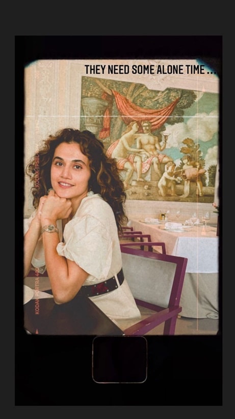 taapsee alone time