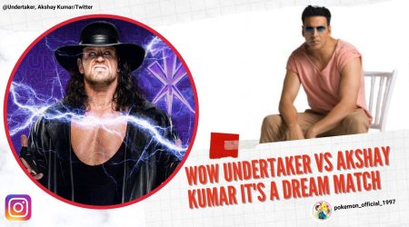 Akshay Kumar, the undertaker, undertaker vs khiladi, WWE wrestler, Khiladiyon Ka Khiladi, Khiladiyon Ka Khiladi 25 years, akshay undertaker fight scene, brian lee, Trending news, Indian Express news