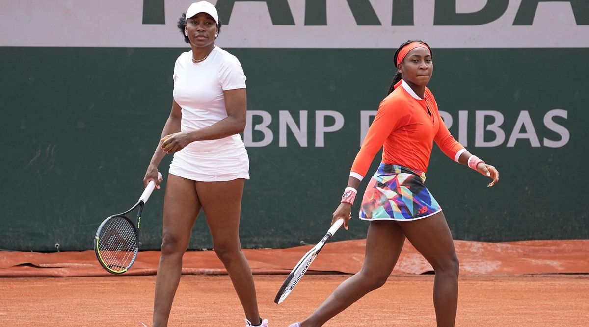 French Open 2021 Venus Williams-Coco Gauff lose in doubles debut, Zverev keeps it short Tennis News