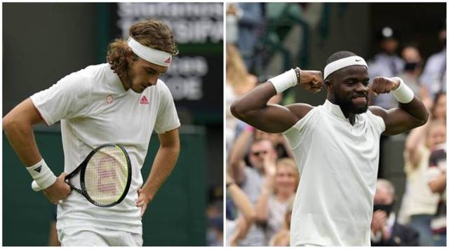 Tsitsipas lost in the first round at Wimbledon for the third time in four appearances.