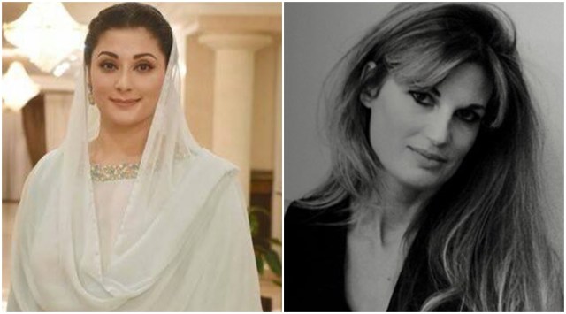 Maryam Nawaz Sharif  and Jemima Goldsmith (Source: Facebook/Maryam Nawaz Sharif and Twitter/Jemima Goldsmith)