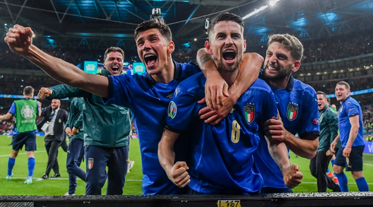 Italy lineup in the UEFA Euros 2020 Final