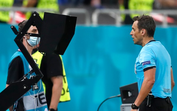 Calling Time Restrained Refs Kept Euro Games Flowing Sports News The Indian Express Calling Time Restrained Refs Kept Euro Games Flowing Sports News The Indian Express