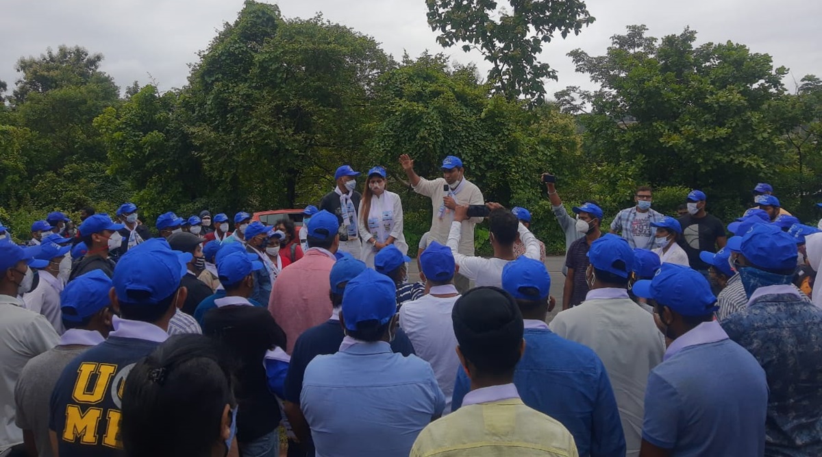 Ruckus outside Goa BJP MLA’s house as AAP workers protest against him ...